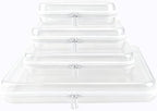 YOPCDJ Clear Hard Shell Zipper Case, Plastic Pouch by YOPCDJ