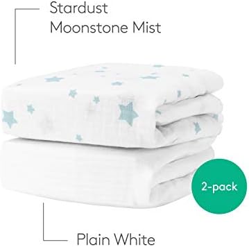 Newton Baby Fitted Crib Sheet 2-Pack, Organic Cotton - Image 4