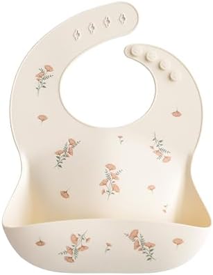 mushie Silicone Baby Bib | Adjustable Fit Waterproof Bibs by mushie