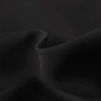 Hiasan Black Valance Curtains for Window 60 x 18 Inches 1 Panel - Image 3