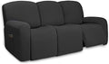 PureFit Super Stretch 3 Seats Recliner Sofa Couch Cover by PureFit