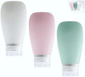 Travel Bottles for Toiletries, TSA Approved 3oz Leak Proof Silicone Refillable by Lyob