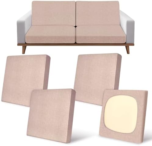 4Pcs Patio Cushion Covers Stretch Outdoor Furniture Protector Slipcovers by pickyNproud