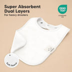 KeaBabies 8-Pack Organic Baby Bibs - Image 4