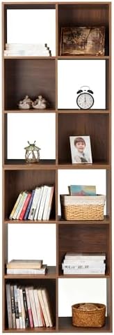 Whitmor 6 Cube Bookcase Storage Organizer, 3 Tier Stackable MDF Bookshelf - Image 5