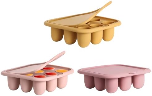 Baby Food Freezer Tray Silicone Nibble Freezer Tray, Baby Fruit Food Feeder by WAJIAYON
