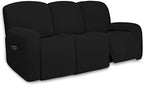 PureFit Super Stretch 3 Seats Recliner Sofa Couch Cover by PureFit