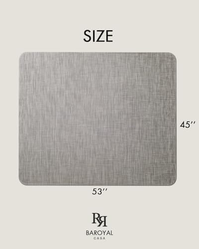 Baroyal Office Chair Mat for Hardwood Floor Under Desk Computer Rolling Chair - Image 6