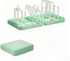 Foldable Travel Bottle Drying Rack, 16-Rib High Capacity, Space-Saving Portable by soarup90000