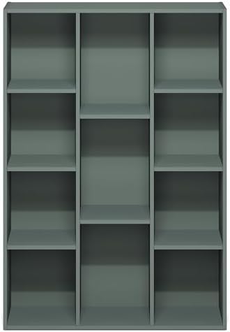 Furinno LUDER Book Shelf, 11-Cube Bookshelf, Reversible Bookcase, 9.4 x 29.1 x - Image 7