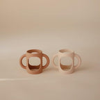 mushie Silicone Baby Bottle Handles 2-Pack | Fits 4 oz & 8 oz Narrow, Wide Neck - Image 5