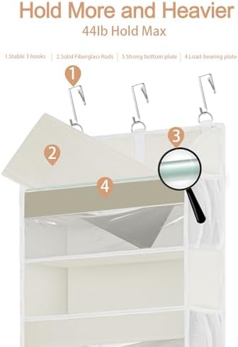 TAHAVICE 2 Pack Over the Door Storage Organizer - Image 3