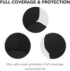 PureFit Super Stretch Sofa Slipcover – Spandex Non Slip Soft Couch Sofa Cover - Image 4