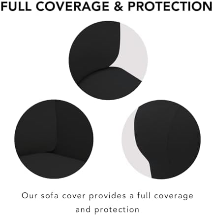 PureFit Super Stretch Sofa Slipcover – Spandex Non Slip Soft Couch Sofa Cover - Image 4