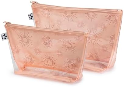 Tiny Twinkle Diaper Bag Organizing Pouches | 2 Pack Mess-Proof Travel Organizer - Image 6