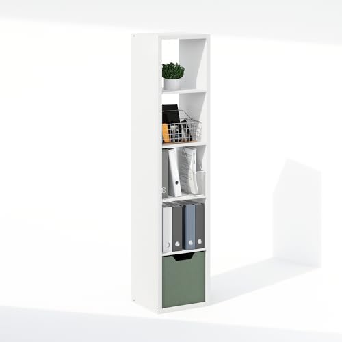 Furinno Cubic Extra Thick 5-Cube Closet Organizers and Storage - Image 5