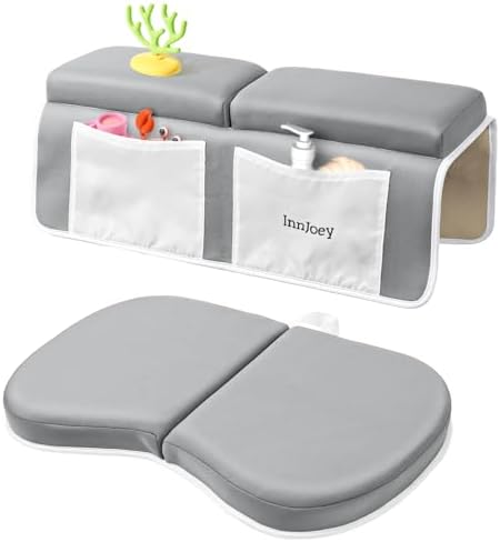 Baby Bath Kneeler and Elbow Rest Pad Set, 1.6" Extra Thick Memory Foam by LetUsMakeHomeYourFavoriteDestination
