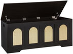 DINZI LVJ Storage Chest, Wooden Toy Box, Espresso Oak 47.2" L by DINZILVJ
