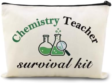Funny Chemistry Teacher Christmas Birthday Chemistrist Makeup Storage Bag by Sudaporn