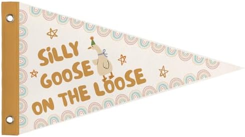 One Silly Goose Pennant Banner Flags Playroom Nursery Wall Decor by Unknown