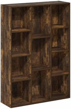 Furinno LUDER Book Shelf, 11-Cube Bookshelf, Reversible Bookcase, 9.4 x 29.1 x - Image 6