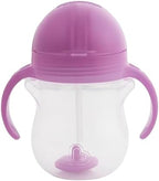 Munchkin Any Angle Sippy Cups for Toddlers, Spill Proof Weighted Straw Cup - Image 4