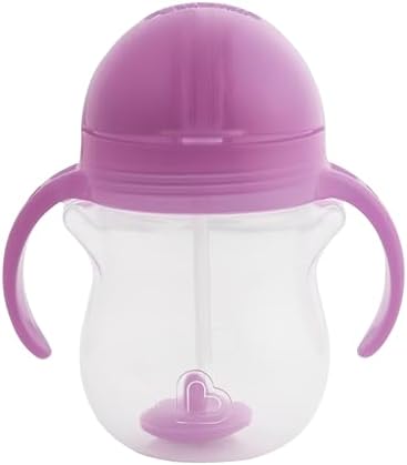 Munchkin Any Angle Sippy Cups for Toddlers, Spill Proof Weighted Straw Cup - Image 4