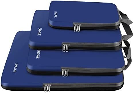 BAGAIL 4 Set/6 Set/8 Set Compression Packing Cubes Travel Accessories by BAGAIL