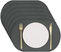 Silicone Placemat Set of 6, Heat Resistant Placemats by yuuzue