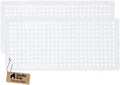 GORILLA GRIP Bath Tub Shower Mat, Bathtub Floor Liner, 35x16 White 2 Pack by GorillaGrip