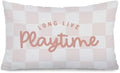 Playroom Decor Pillow Cover, Girls Room Decor 12x20, Long Live Playtime Retro by Unknown