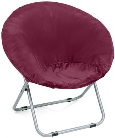 Velvet Stretch Saucer Chair Cover, Round Moon Chair Cover by AHUAWA