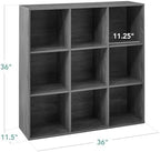 Best Choice Products 9-Cube Storage Organizer, 11in Shelf Opening, Display Shelf - Image 2