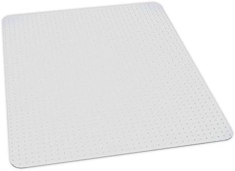 ES Robbins Extra High Pile Carpet Chair Mat, Square 60"x60", Beveled Edge - Image 3