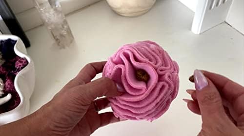 Glory To Dog Small Breed Snuffle Puzzle Ball Treat Foraging Dog Toy Pink - Image 4