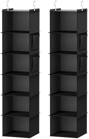 YOUDENOVA Hanging Closet Organizer and Storage, 2 Packs by YOUDENOVA
