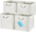 OrganiHaus 13x13 Cube Storage Bins, Rope Handles by OrganiHaus