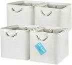 OrganiHaus 13x13 Cube Storage Bins, Rope Handles by OrganiHaus