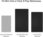 david's kids Waterproof Mini Crib Sheets, 2 Pack Ultra Soft Breathable Mini - Image 7