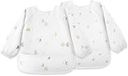Susurration Baby Long Sleeve Bib Waterproof Sleeved Bib Smock by Susurration