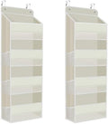 2 Pcs Over The Door Organizer Large Capacity Hanging Storage Room Organizer by SpaceHacks