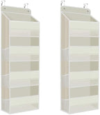 2 Pcs Over The Door Organizer Large Capacity Hanging Storage Room Organizer by SpaceHacks