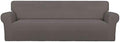 PureFit Stretch Couch Covers for Sofa 4 Seater Slipcovers Taupe by PureFit