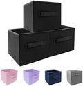 EBIGIC storage bins collapsible storage bins，cube storage organizer （Pack of 3） by EBIGIC