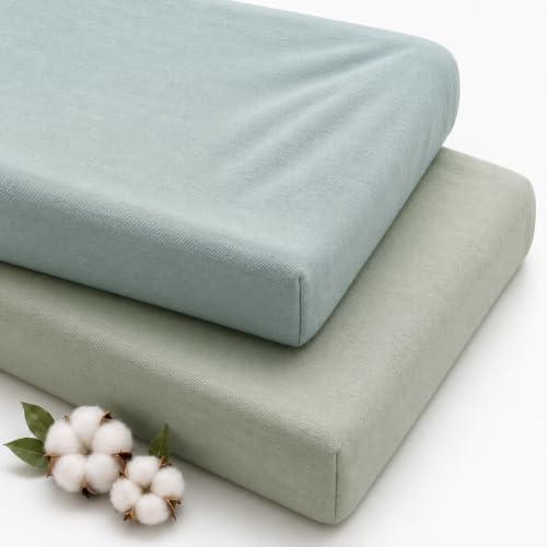 GOTS Organic Large Bedside Bassinet Sheets 35x20 - Image 2