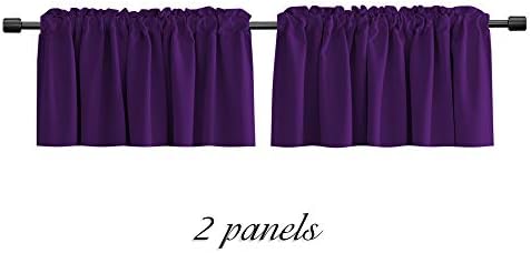 DONREN Royal Purple Window Valances - Image 5