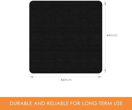 Kuyal Chair mat for Hardwood Floor, 46 x 46 inches Rectangle Floor Mats - Image 2