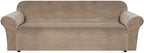 H.VERSAILTEX Stretch Velvet Sofa Covers Large Couch Covers Sofa Slipcovers by HVERSAILTEX