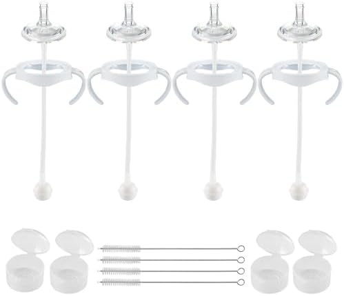 Straw Cup Conversion Kit for Philips Avent Natural Baby Bottles, Weighted Straw by JoyFeed