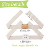 Cute Cartoon Animal Curtain Tiebacks 4Pcs Drape Rope Holdbacks - Image 2